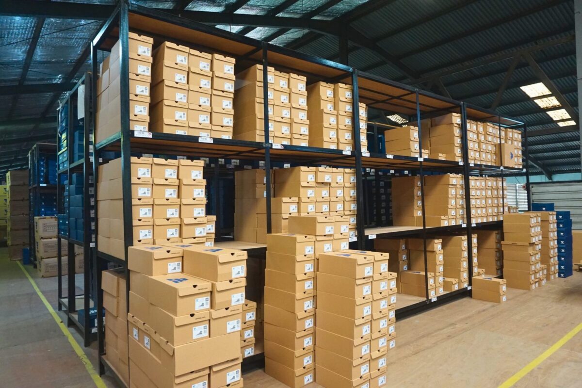 PT Sinar Runnerindo shoe warehouse
