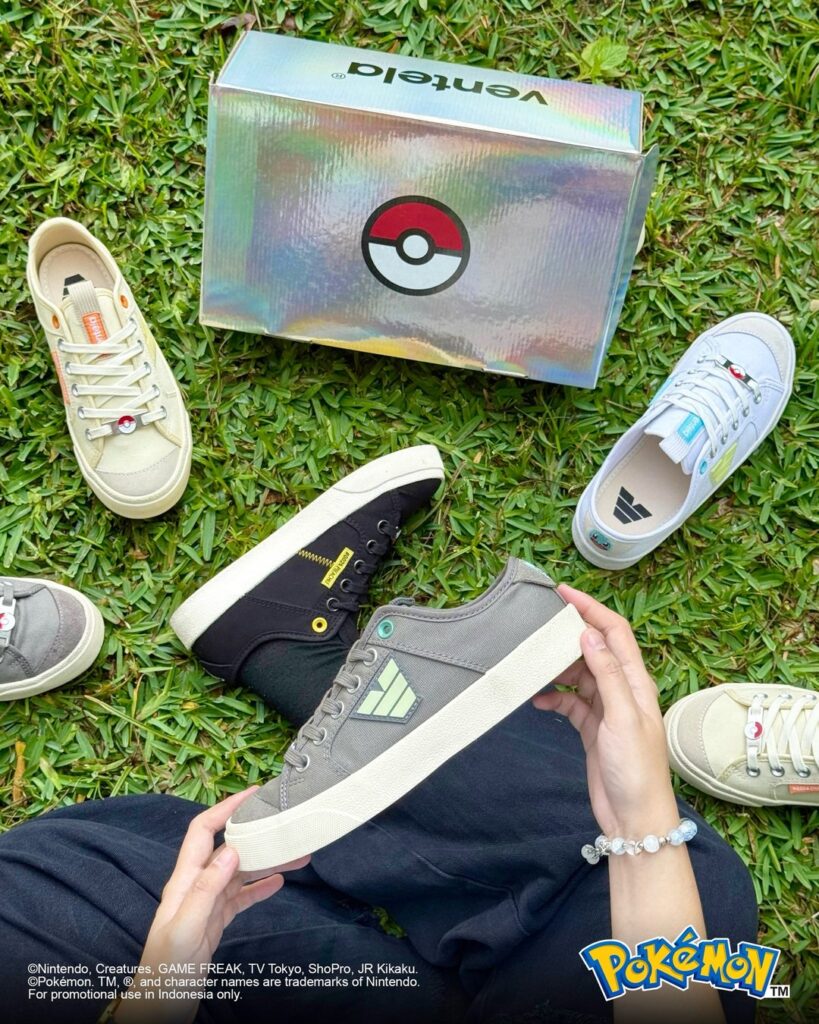 Ventela Champion Pokémon dengan kotak edisi spesial